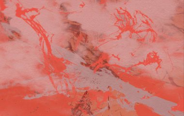 Metin için yeri olan boya lekeleriyle soyut arkaplan