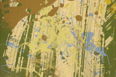 Metin için yeri olan boya lekeleriyle soyut arkaplan      