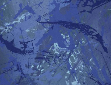 Arkaplanda soyut renkli lekeler             