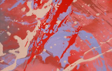 metin için alan ile arka planda soyut renkli lekeler