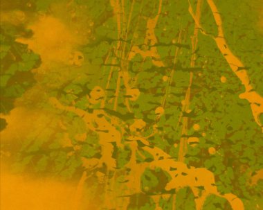 Metin için yeri olan boya lekeleriyle soyut arkaplan