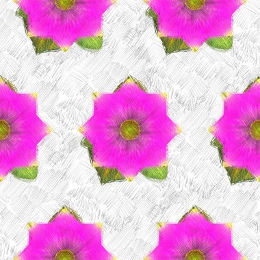 Dağınık tarzda çiçek çizim, grungy arka plan.