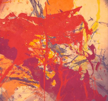 metin için alan ile arka planda soyut renkli lekeler  