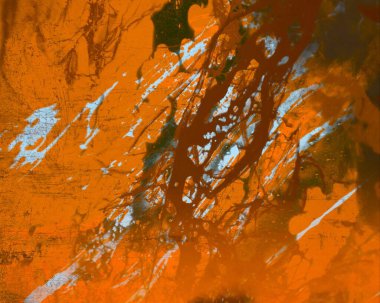 metin için alan ile arka planda soyut renkli lekeler