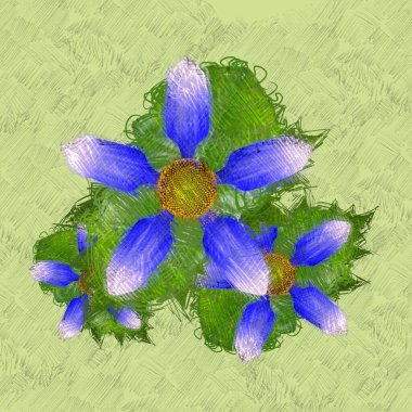 Renkli çiçek doku arka plan 