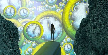 taze yeşil ve sarı