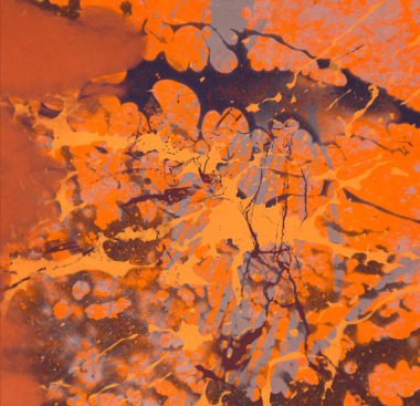 Arkaplanda soyut renkli lekeler            