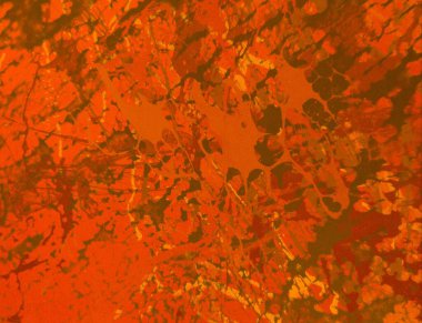 Metin için yeri olan boya lekeleriyle soyut arkaplan