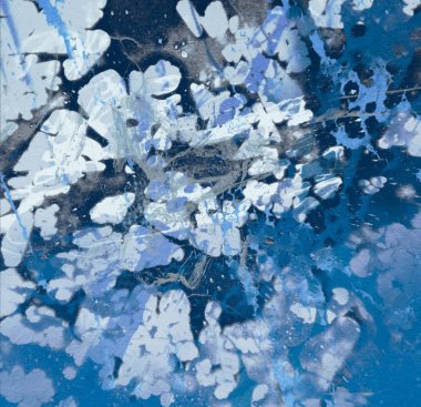 Arkaplanda soyut renkli lekeler