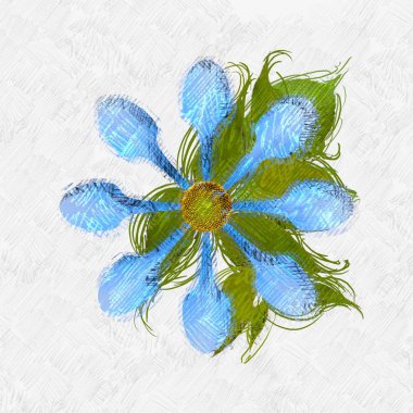 Renkli çiçek doku arka plan 