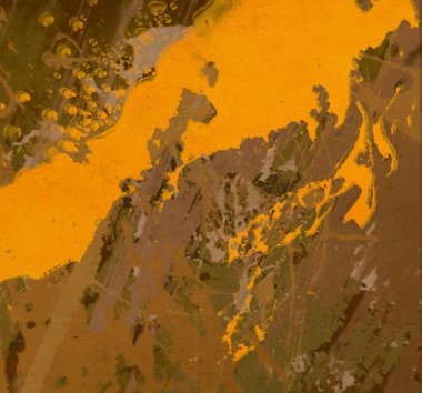 Metin için yeri olan boya lekeleriyle soyut arkaplan