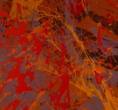 Arkaplanda soyut renkli lekeler