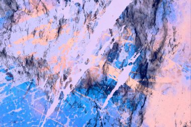 Metin için yeri olan boya lekeleriyle soyut arkaplan