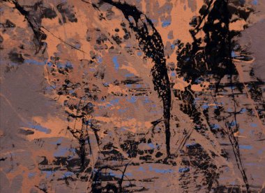 Metin için yeri olan boya lekeleriyle soyut arkaplan