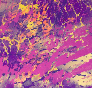 metin için alan ile arka planda soyut renkli lekeler