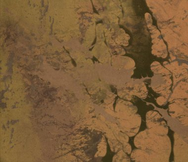 metin için alan ile arka planda soyut renkli lekeler