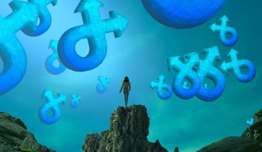 mavi ve beyaz arkaplan