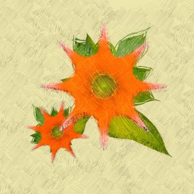 Beyaz arkaplanda kırmızı yapraklar