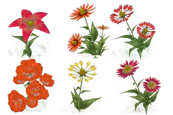 Çiçeklerle kusursuz desen