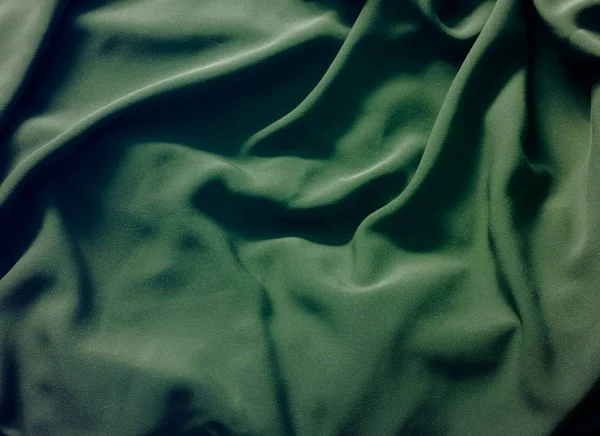 Fondo Abstracto Seda Verde — Foto de Stock