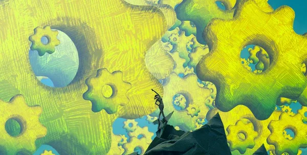 metin için alanı olan soyut kavramsal yaratıcı arkaplan 