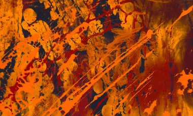 Metin için yeri olan boya lekeleriyle soyut arkaplan