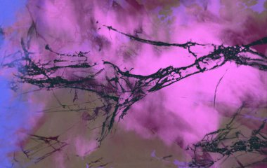 Arkaplanda soyut renkli lekeler  