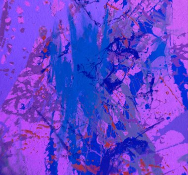 Metin için yeri olan boya lekeleriyle soyut arkaplan 