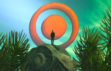 Güneşteki Noel ağacı