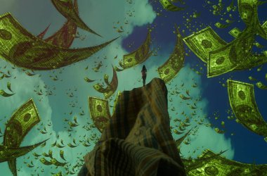 metin için alanı olan soyut kavramsal yaratıcı arkaplan 