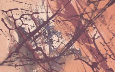 metin için alan ile arka planda soyut renkli lekeler