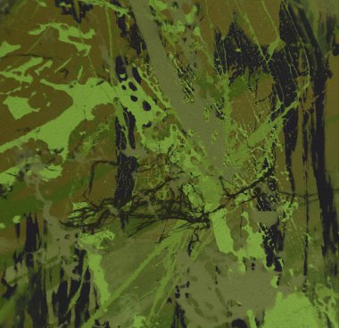 metin için alan ile arka planda soyut renkli lekeler