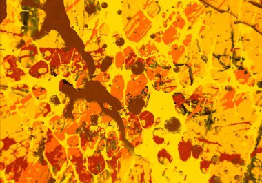 Metin için yeri olan boya lekeleriyle soyut arkaplan  