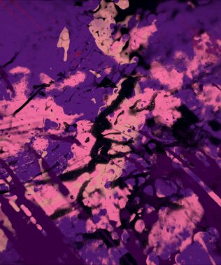 Boya lekeleriyle soyut arkaplan