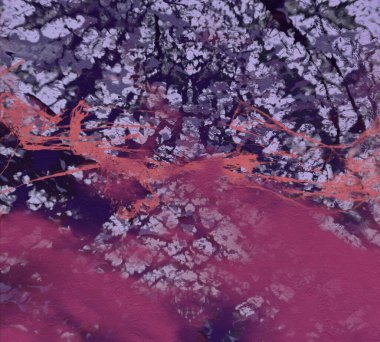 Boya lekeleriyle soyut arkaplan