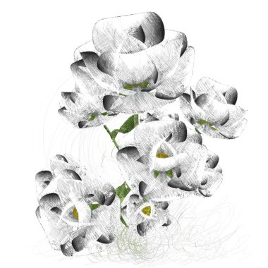 karikatür çikolata beyaz arka plan üzerinde izole