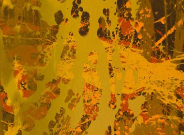 Metin için yeri olan boya lekeleriyle soyut arkaplan