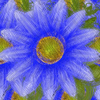 Arka planda çiçekler olan kusursuz desen