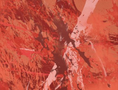 Arkaplanda soyut renkli lekeler