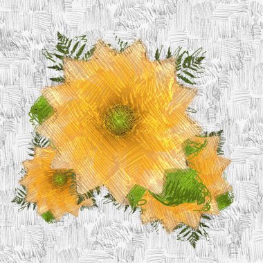 kopya alanı ile arka plan için sanatsal renkli illüstrasyon