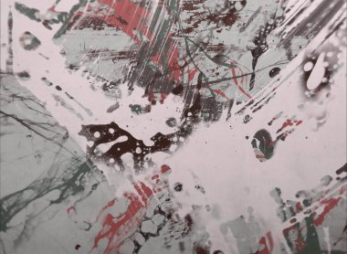 Metin için yeri olan boya lekeleriyle soyut arkaplan       