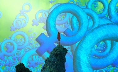 Suluboya 'da kusursuz desen