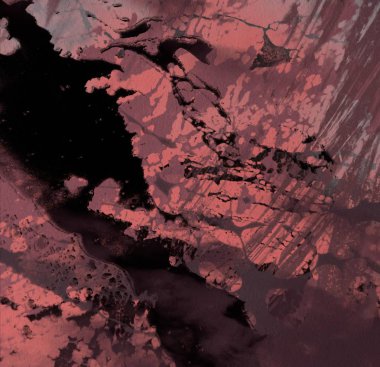 metin için alan ile arka planda soyut renkli lekeler