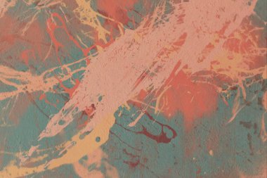 Metin için yeri olan boya lekeleriyle soyut arkaplan