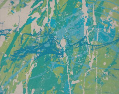 Arkaplanda soyut renkli lekeler  