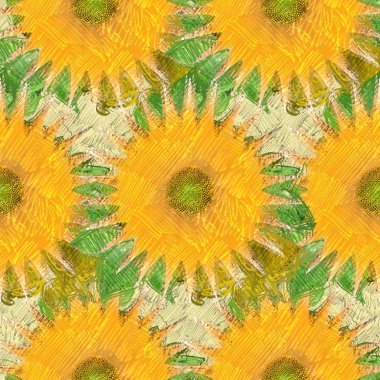 Arka planda çiçekler olan kusursuz desen