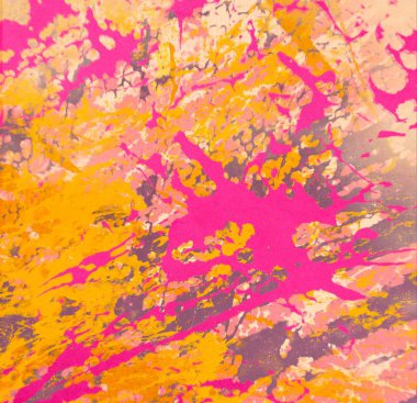 Metin için yeri olan boya lekeleriyle soyut arkaplan  