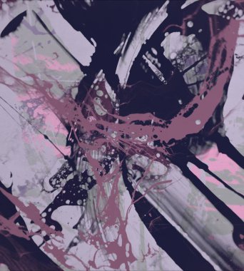 Arkaplanda soyut renkli lekeler   