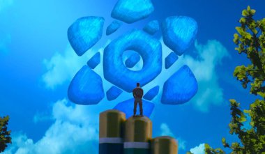 Şehirde Noel ağacı