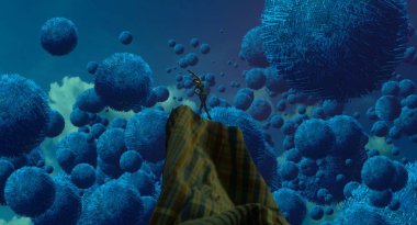 metin için alanı olan soyut kavramsal yaratıcı arkaplan 